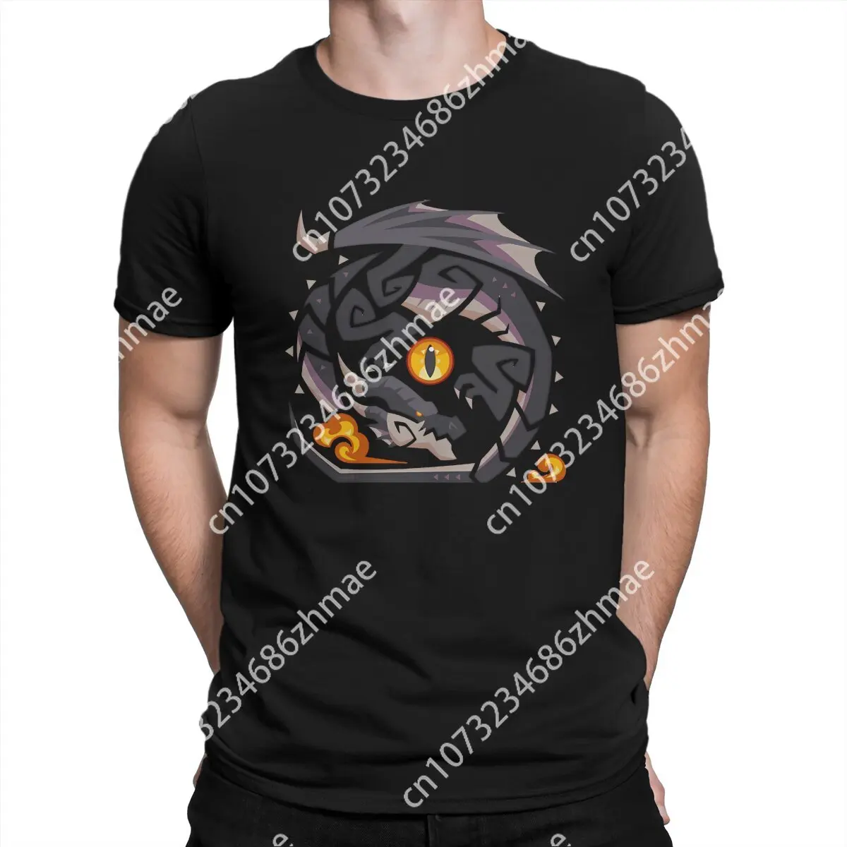 Винтажные футболки Fatalis для мужчин футболка из 100% хлопка с круглым вырезом