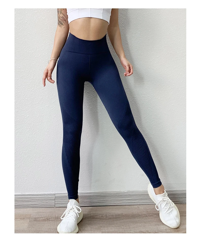 

Alo Yoga Women's Training Leggings Nude Skin-friendly Leggings High Waist Push-up Pants yoga Fitness Running Sexy Women