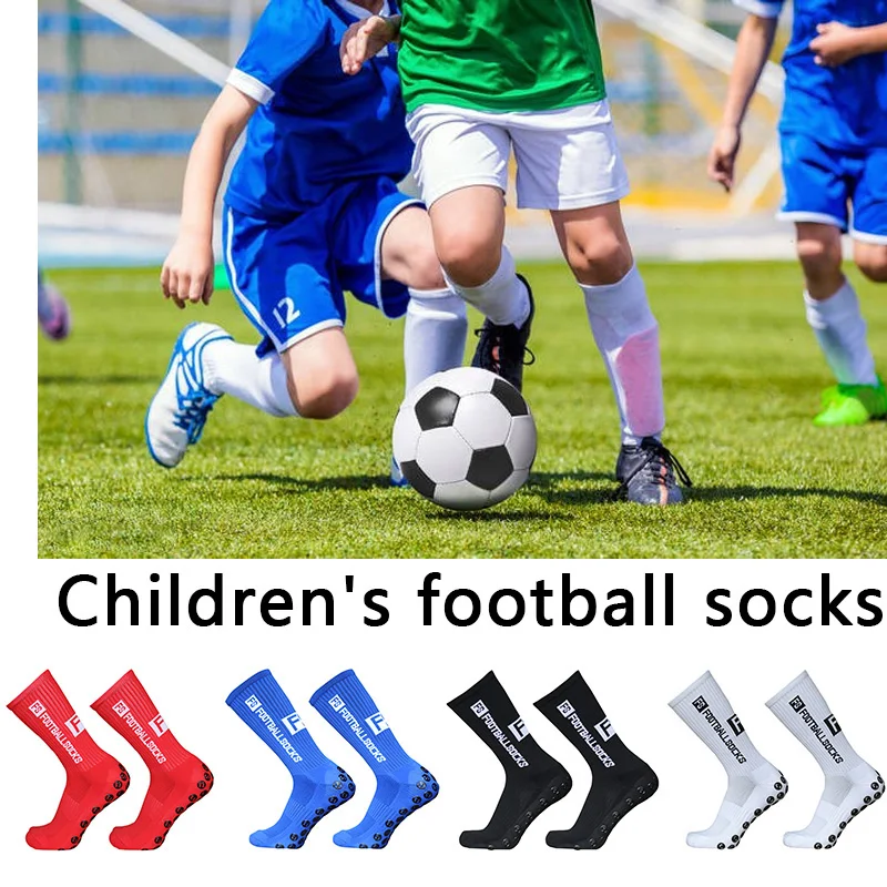 S Square Silicone Non-slip Grip Football Socks