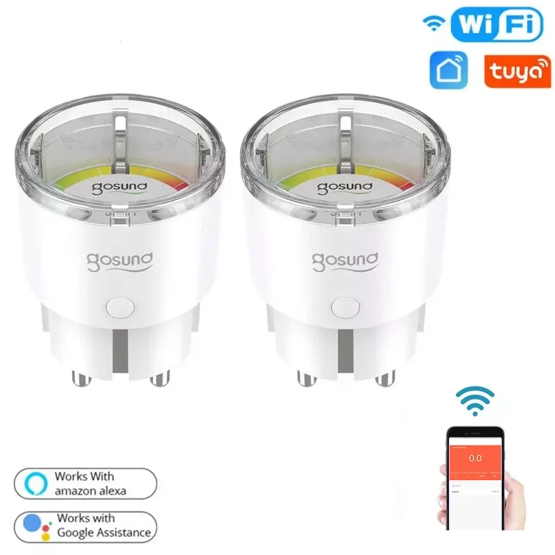 

10A WiFi Mini Smart Plug Ep2 EU Socket Independent Remote Control For Alexa Google Smart Home No Hub Required