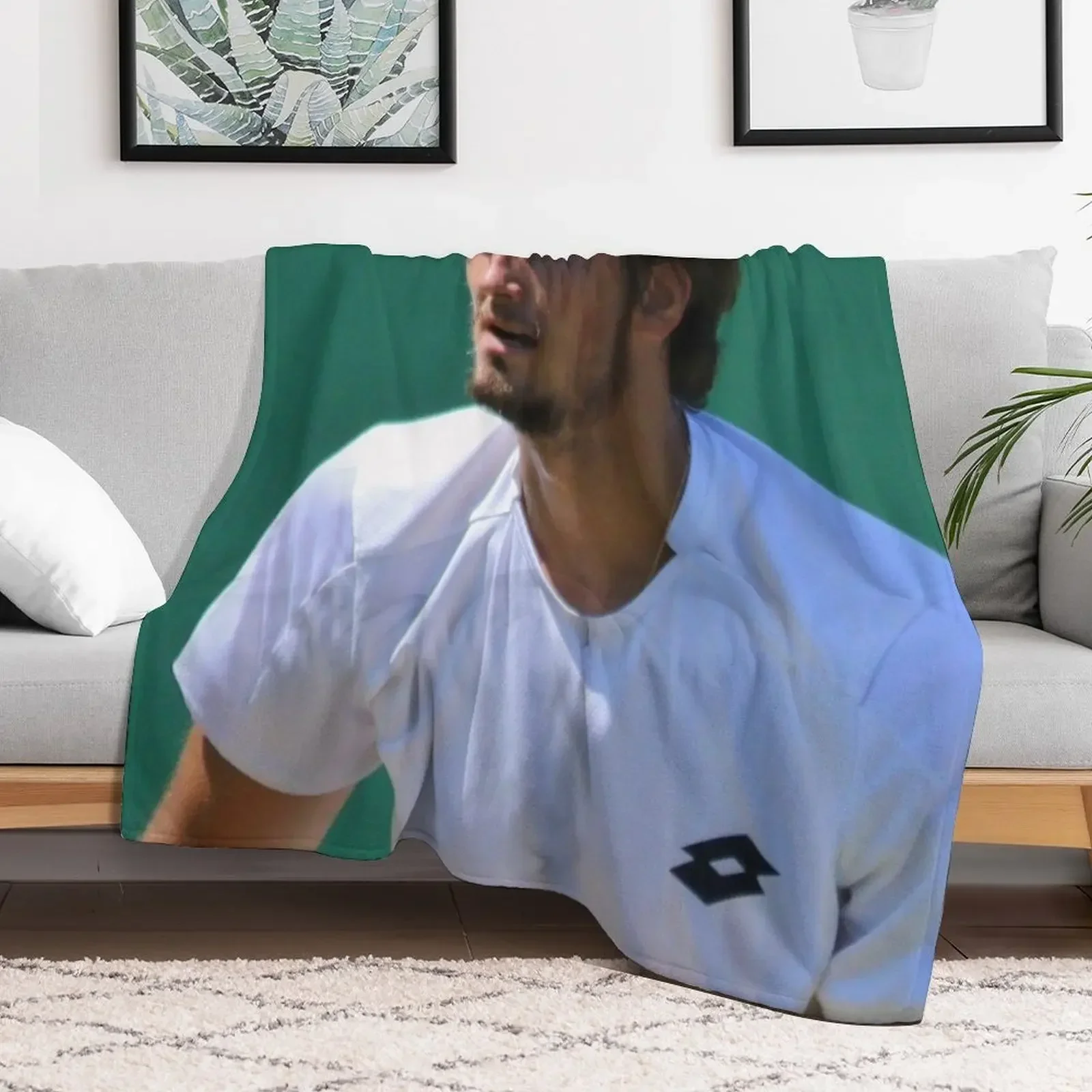 Daniil medvedev красивое туристическое фланелевое одеяло в клетку