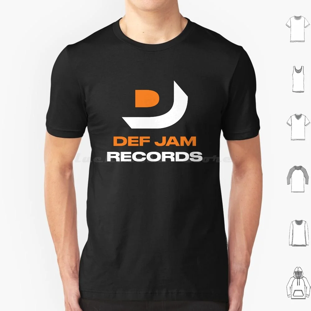 Music T Shirt Big Size 100% Cotton Def Jam Recordings Rap Music Hip Hop Classic Vintage Retro