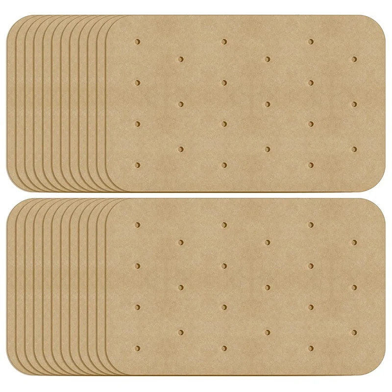 

200Pcs Air Fryer Paper Air Hole Air Fryer Parchment Paper Liners For Ninja DZ201, DZ401 Dual Air Fryer Accessories