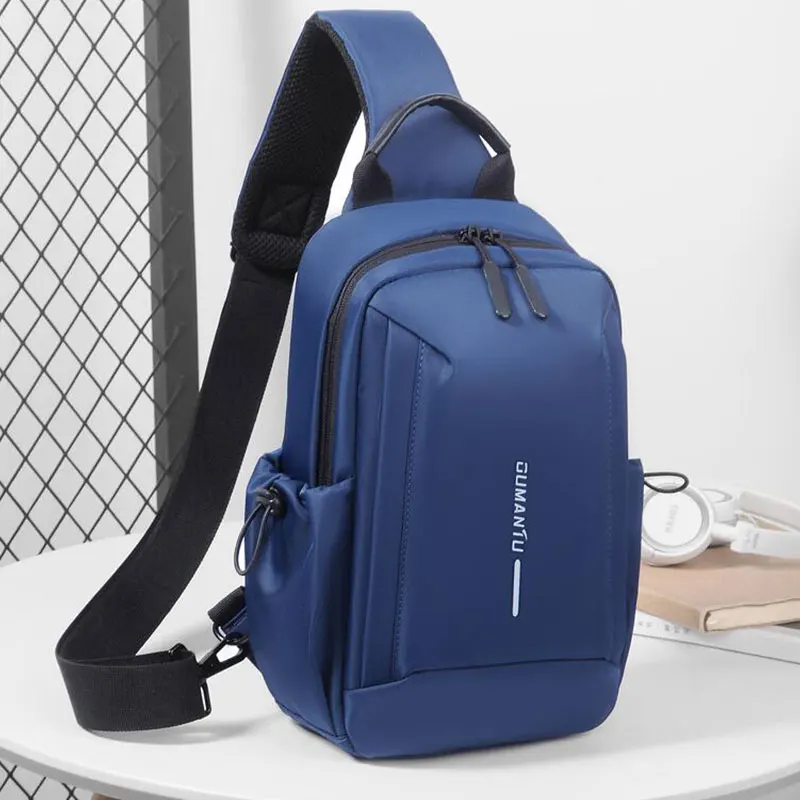 Waterproof Chest Man Bag Gift Bag Sports Shoulder Sling Cross Body Bags Travel Backpack Men Outdoor Commuter Casual Chest Bag
