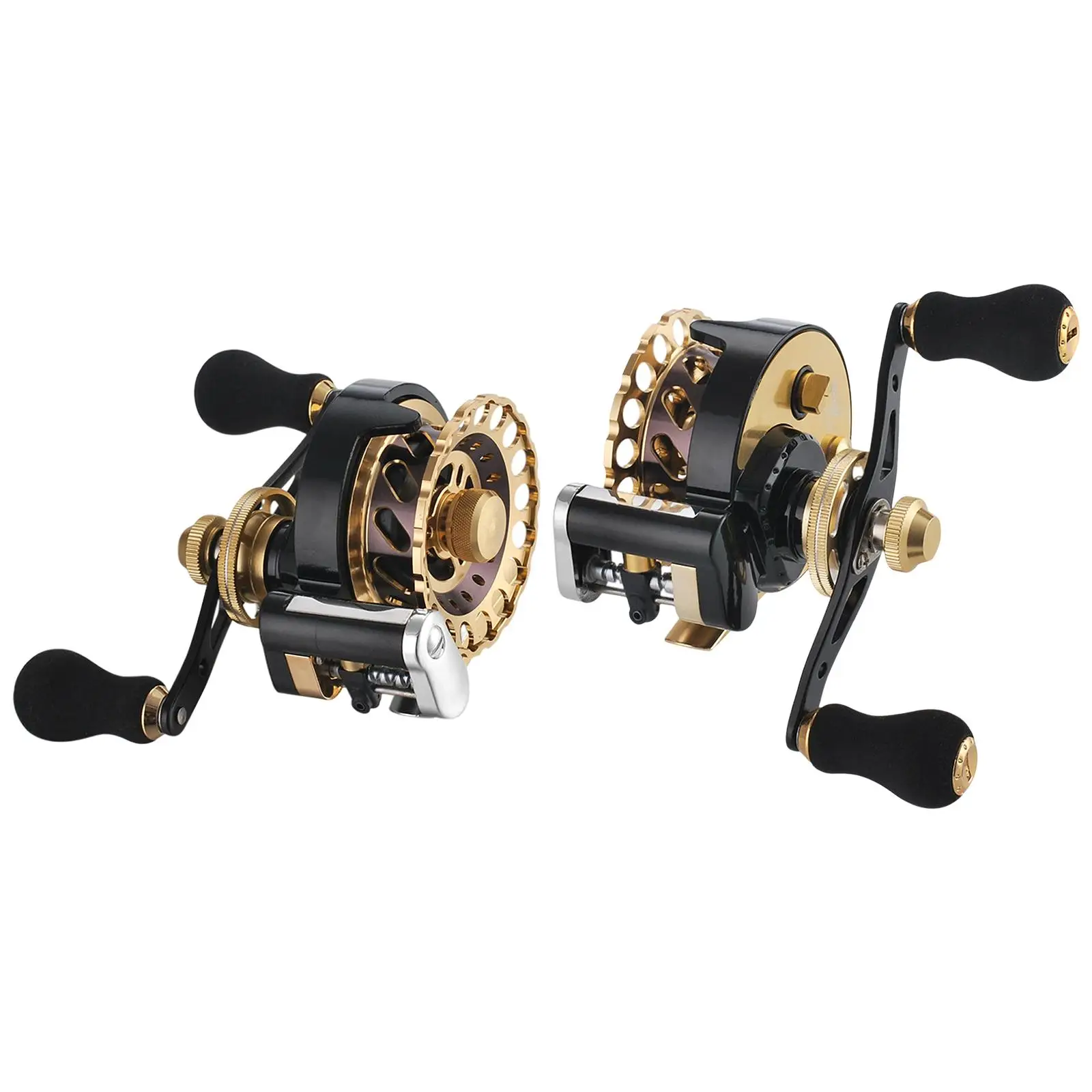 

Baitcasting Reel 10+1 Bearings 2.6:1 Baitcaster Fishing Reel Ice Fishing Accessories Raft Fishing