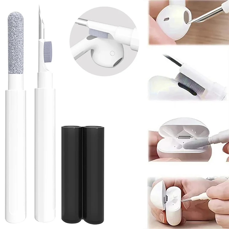 

Инструмент для чистки наушников с Bluetooth для Airpods Pro 3, 2, 1, прочный Набор для чистки чехла для наушников, ручка-щетка для чистки Xiaomi Airdots 3Pro
