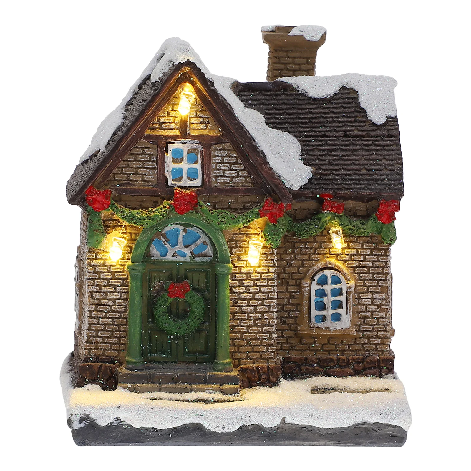 Бытовой светящийся иглу винтажный декор рождественские украшения настольные