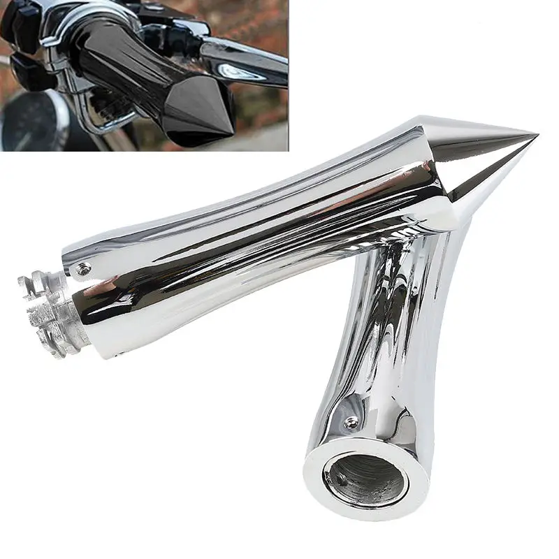 Фото Для мотоцикла Honda Shadow Saber VT VF 700 750 1100 Suzuki GSXR 600 750 1000 Hayabusa, хромированные мотоциклетные ручки 7/8 дюйма №1