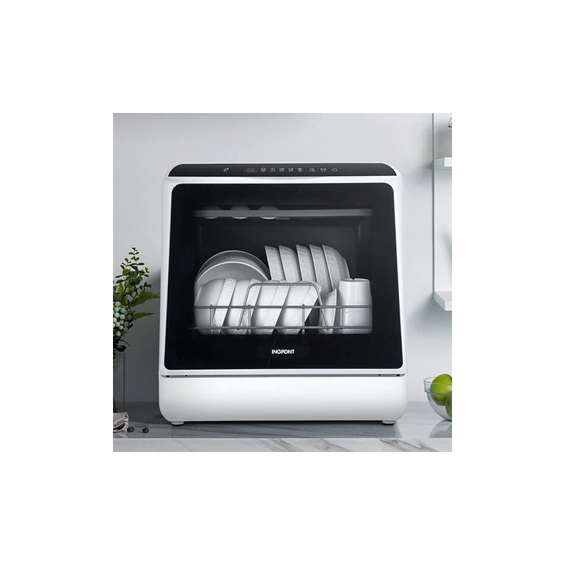 

Household small desktop installation-free dishwasher kitchen dual-use mini drying dishwasher