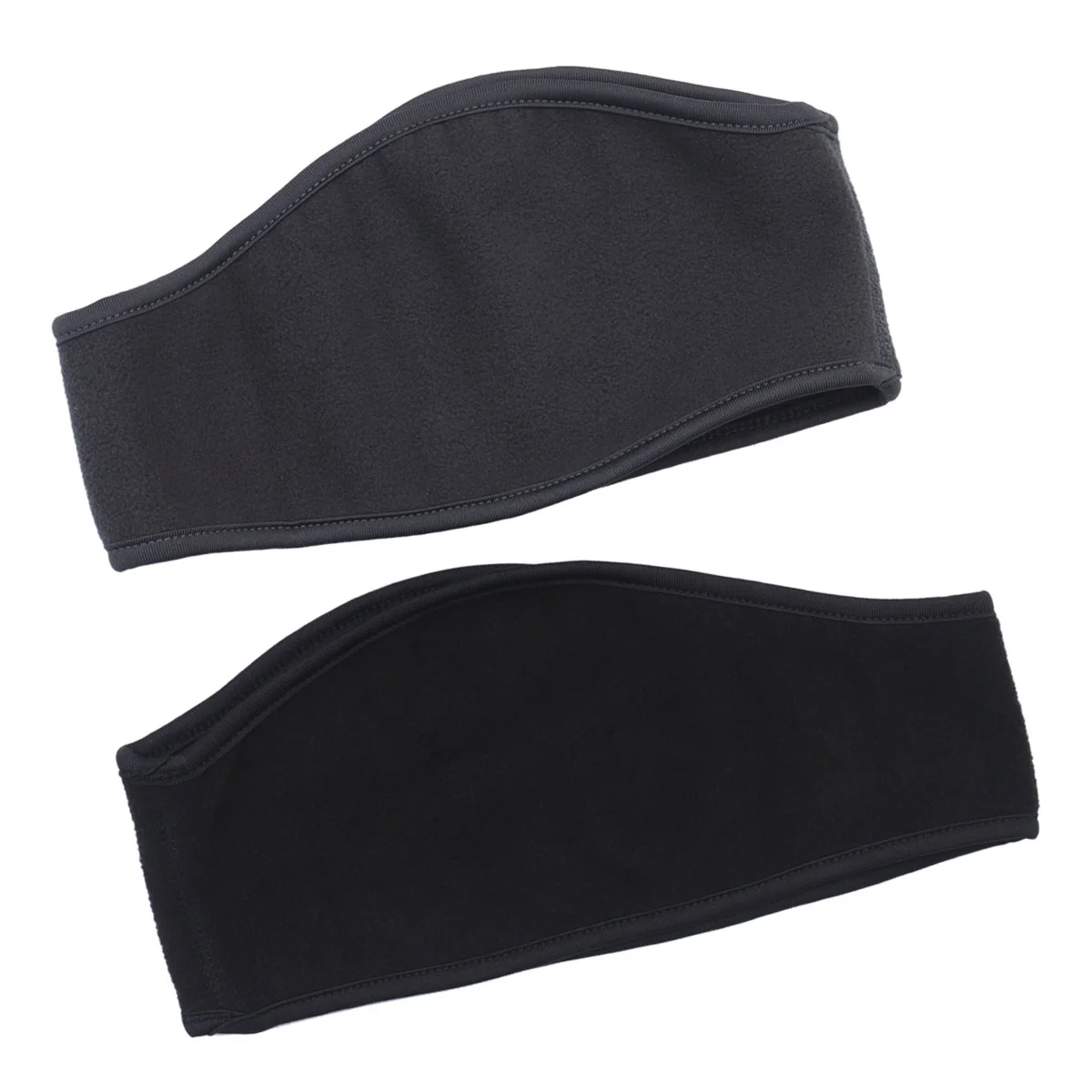 

2 Pcs Ears Cover Windproof Fleece Headband Stretchy Headbands Outdoor Keep Warm Muffs Sports Warmer
