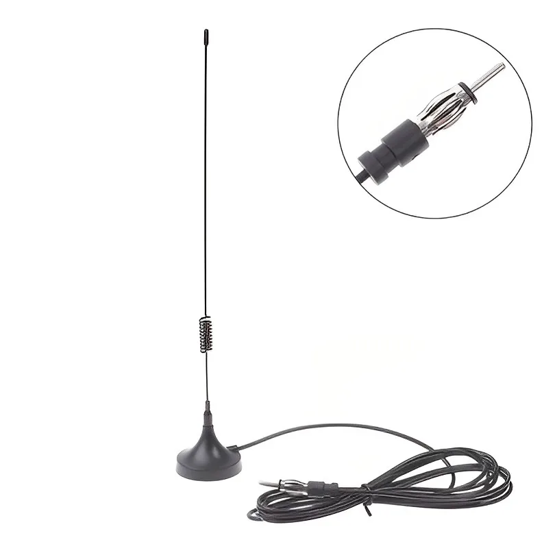

Car Signal Booster Antenna Car Roof Mast Whip Stereo Radio Fm/Am Signal Antenna Magnetic Base Roof Radio Car Accessorries