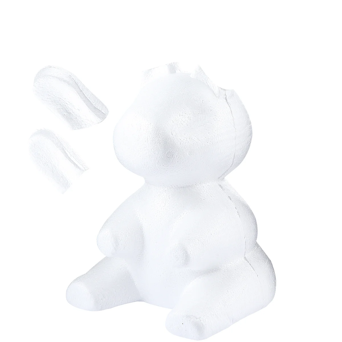 

Foam Styrofoam Rabbit Bunny Modeling Easter Shapes Polystyrene Flower White Crafts Shape Craft Christmas Cone Animal Floral