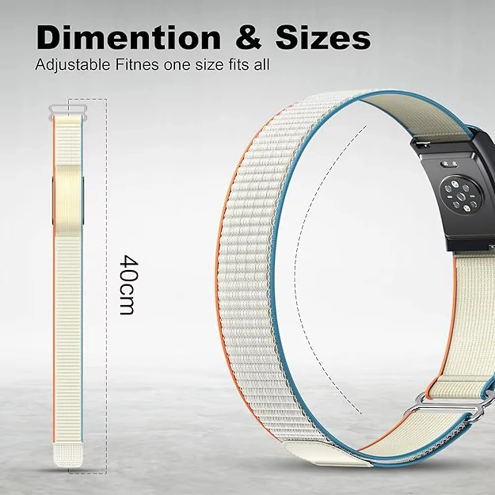 Регулируемый нейлоновый ремешок для Amazfit Helio, дышащие спортивные ремешки для фитнес-трекера, сменные ремни correa amazfit helio (art.: 3920d401b9ad3) - 3920d401b9ad3