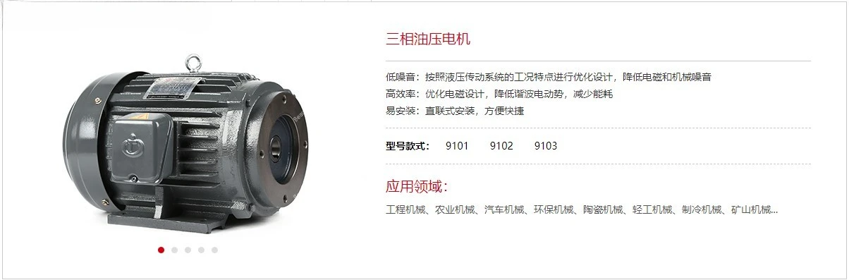 3-фазный гидравлический внутренний двигатель JUNTAI Juntai AEEH-80L/90L/100L/112M-4 VP R1