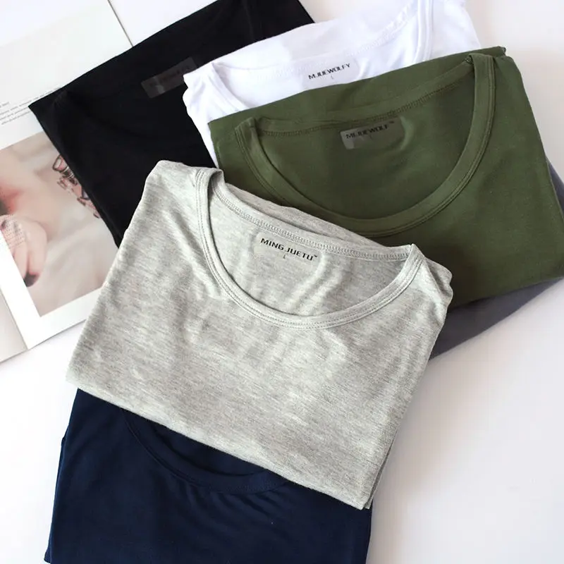 modal ice silk spring summer pajamas for men thin loose long sleeve sleep tops men sleepwear casual home wear plus size