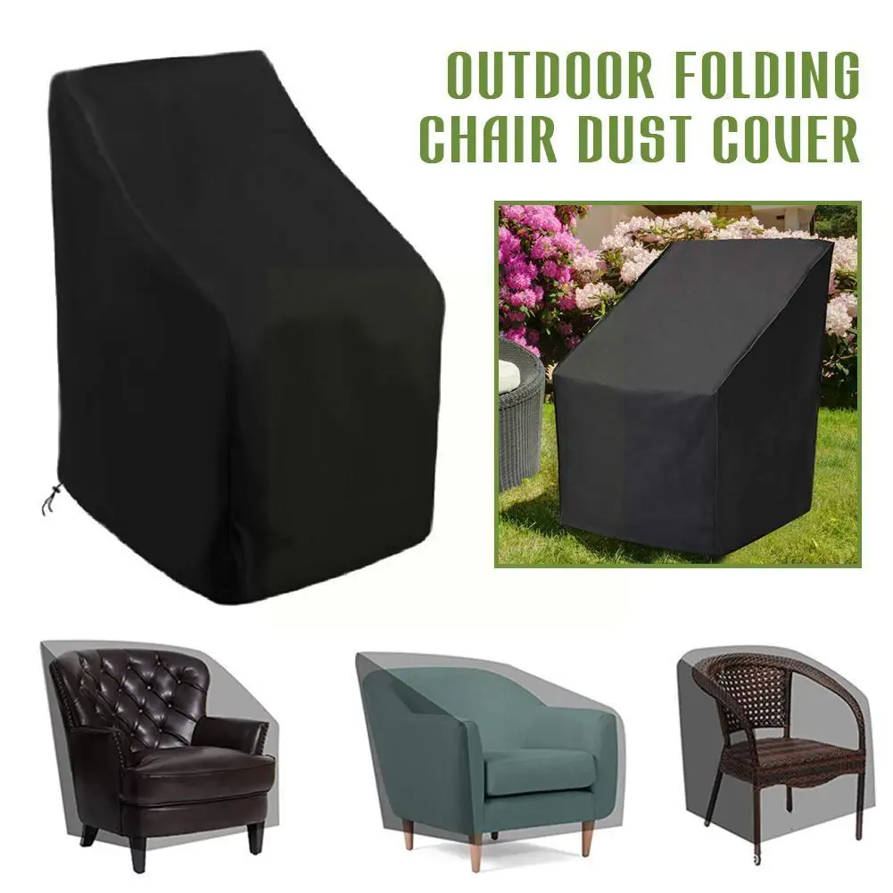 

Stacked Chair Dust Cover Storage Bag Outdoor Garden Furniture Waterproof Dustproof High Organizer Quality Chair Patio Prote U4J8