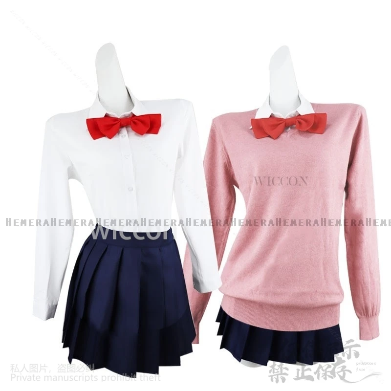 Аниме Dandadan Косплей Момо Аясе Костюм JK Школьная форма Платье Кофты отличного