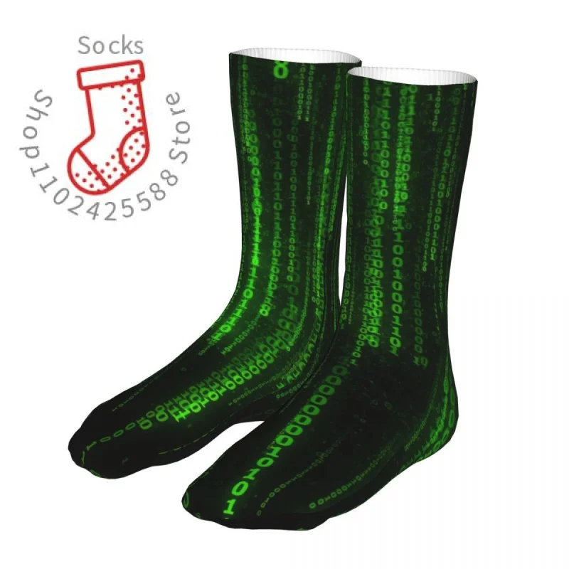 

Compression Hacker Code Women Socks 2022 Men Sports Sock