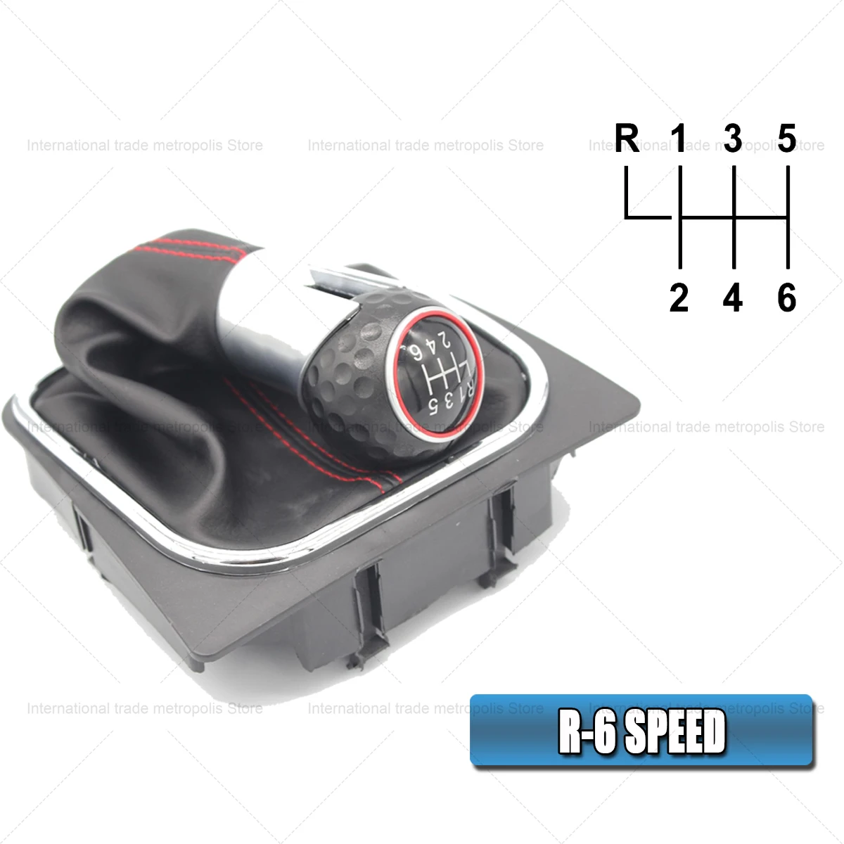 

Ручка переключения передач для VW Golf 5 MK5 R32 GTD GTI Golf 6 MK6 R20 2004-2013, рычаг КПП с чехлом-пыльником