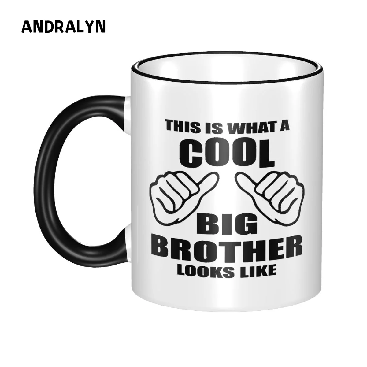 

Personalised This Is What A Cool Big Brother Looks Like Mug 11oz Ceramic Coffee Mugs Cup Tea Cups