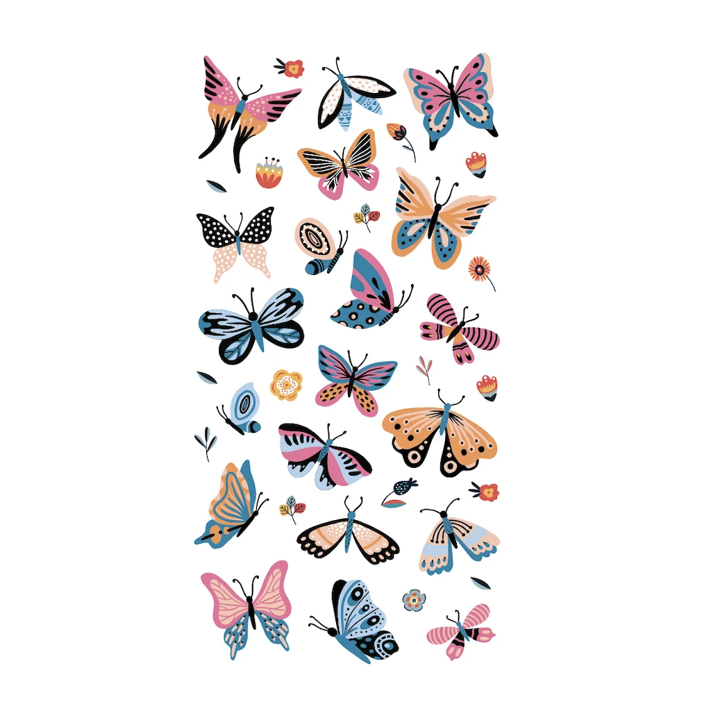 

Sticker Sheet - Butterflies / Bullet Journal Stickers, Planner Stickers, Scrapbook Stickers, Butterflies Stickers