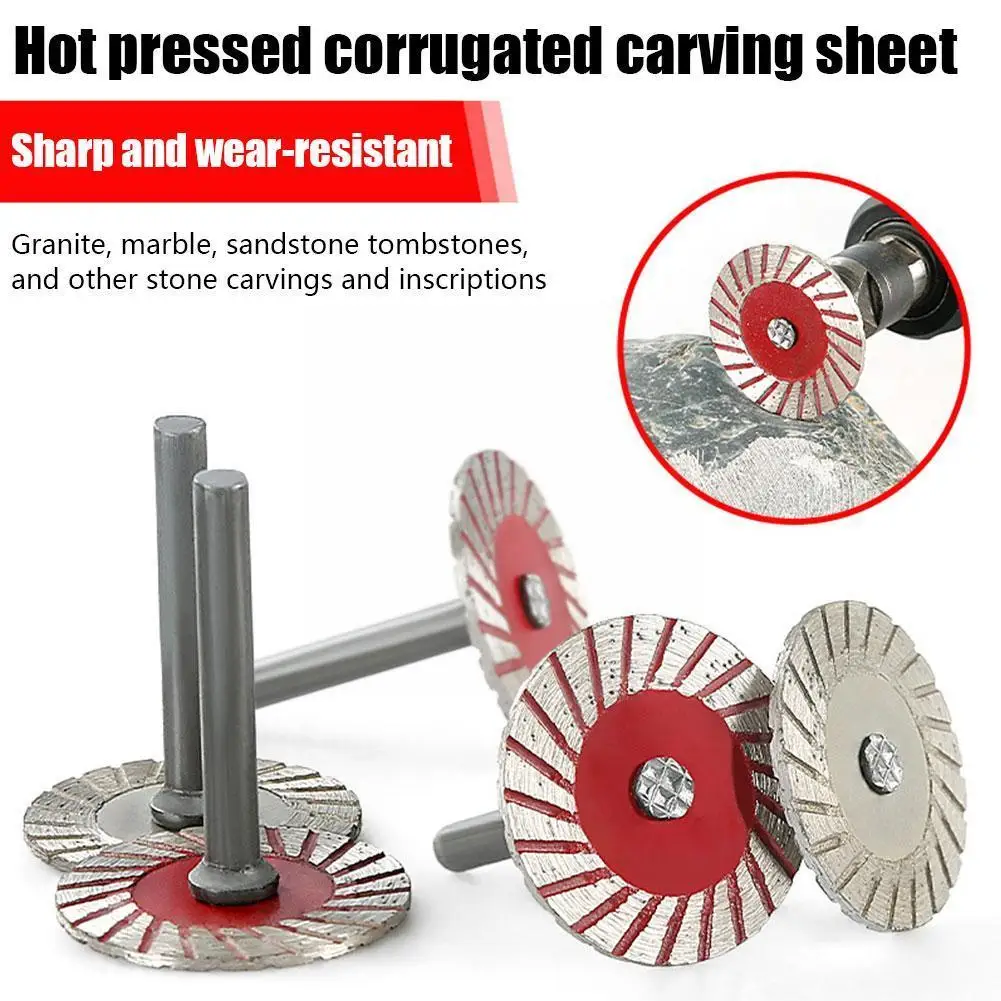 

40mm Cutting Engraving Blade Diamond Cutting Wheel With Concrete Discs Sandstone Shank Blades Granite Carving Saw 6mm G7Q9