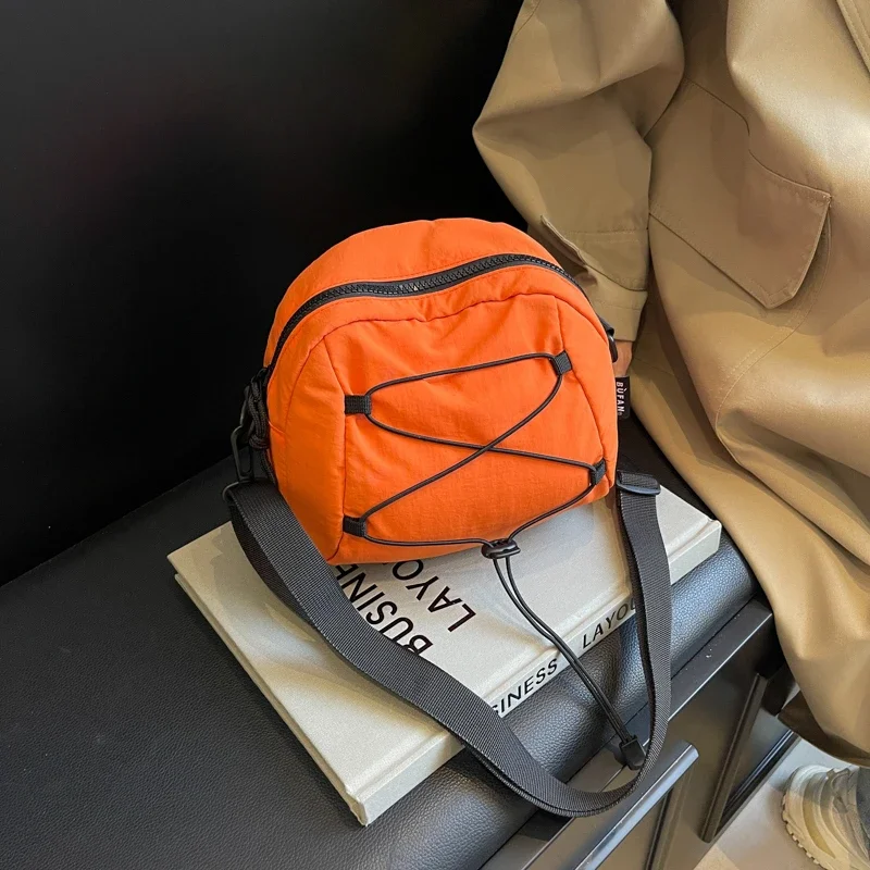 Нейлоновая Лоскутная Сумка Через Плечо В Повседневном Стиле Большая