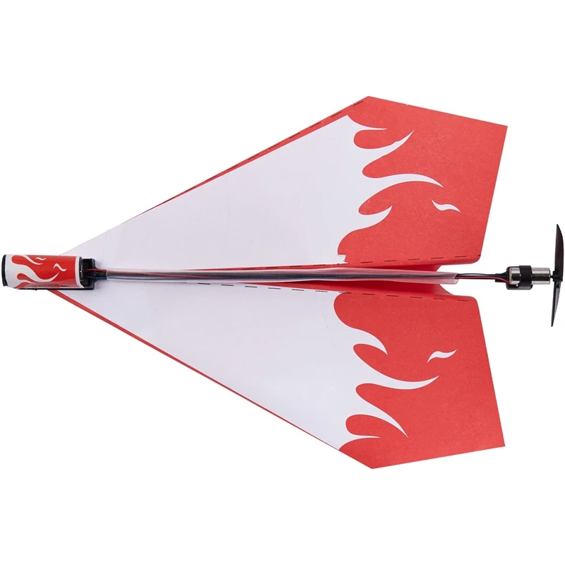 

1 Набор бумажный самолет с электродвигателем, модель самолета «сделай сам», электронный летающий самолет, детские игрушки