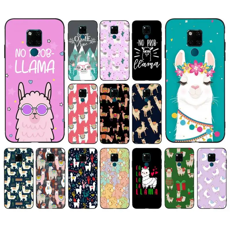 

MaiYaCa Llama Alpaca Phone Case for Huawei Mate 20 10 9 40 30 lite pro X Nova 2 3i 7se
