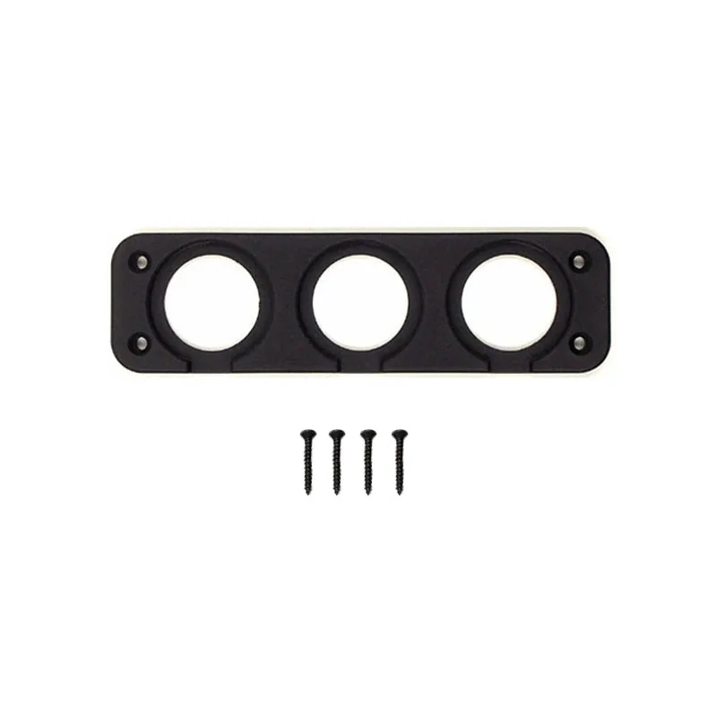 

1/2/3/4 "сделай сам" автомобильное зарядное устройство USB переключатель вольтметр Панель для морского прикуривателя вольтметр розетка Монтажный держатель