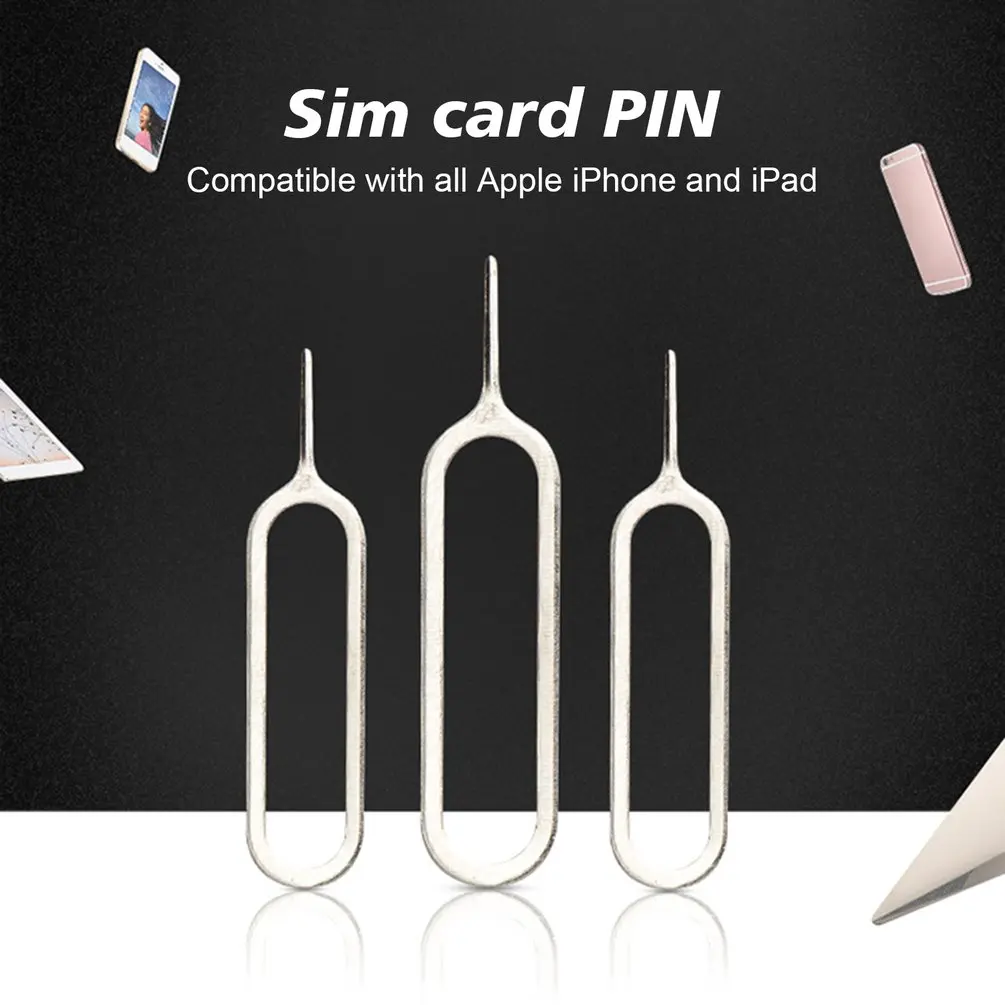 

Булавка для Sim-карты, лоток для Sim-карты, Инструмент для извлечения для большинства смарт-карт, инструмент для удаления булавок, металлический булавка для телефона