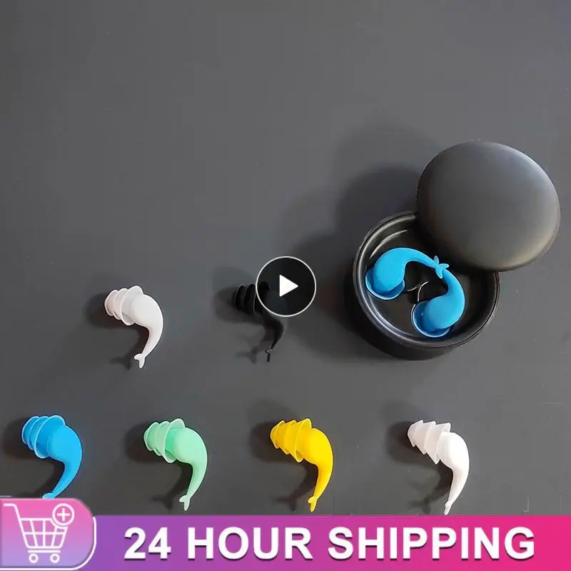 

Applicable Scenarios Swimming Fits The Cochlea Noise Reduction Earplugs Ergonomic Design Silicone Earplugs Transparent Shell
