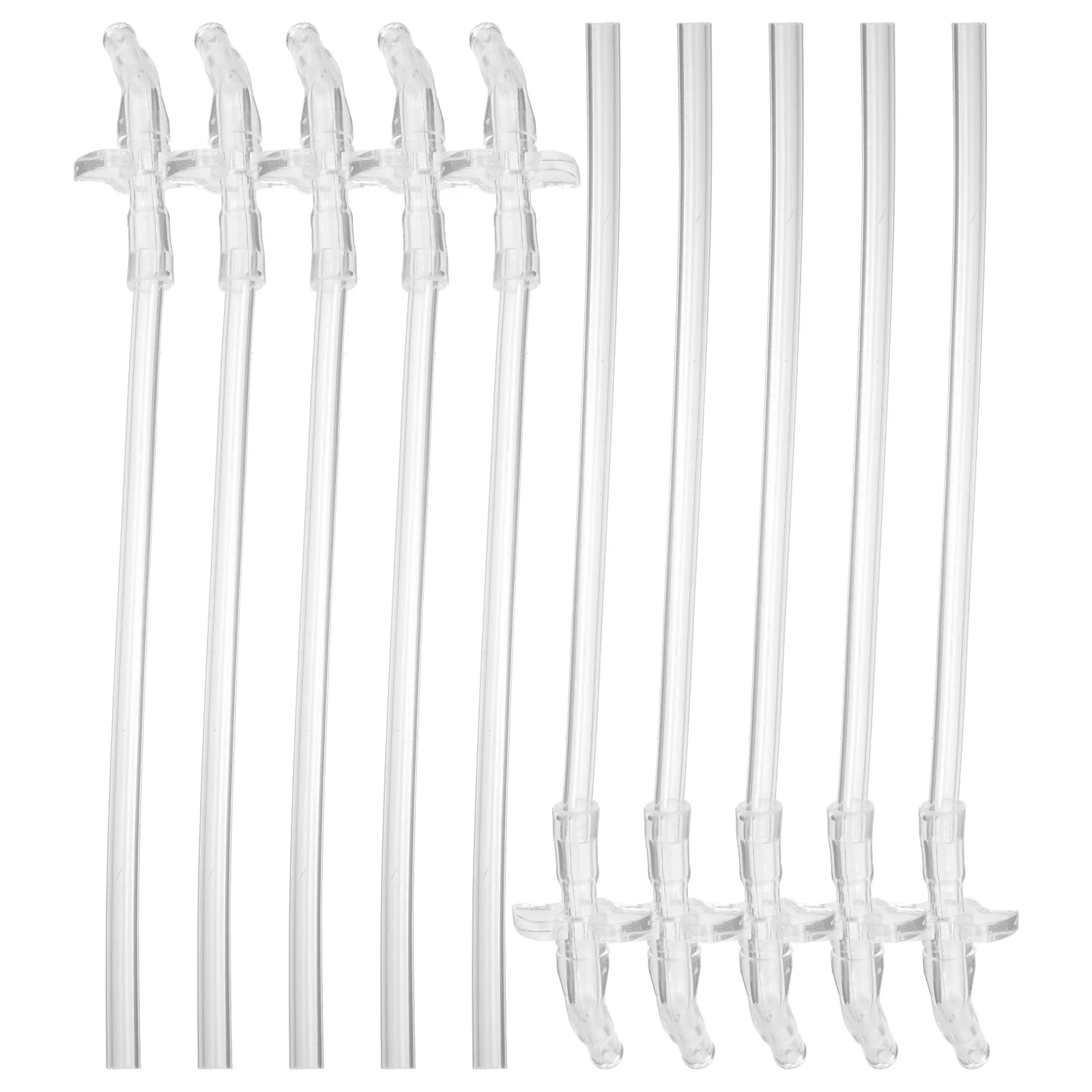 

1 Set of Replacement Silicone Straws Multi-function Straws Flexible Silicone Straws Water Dispenser Straws