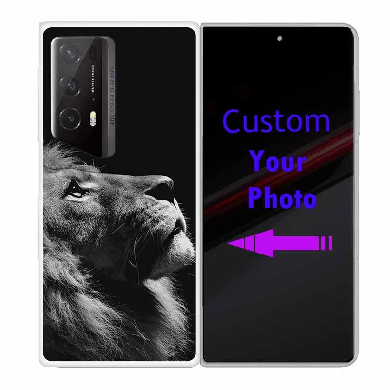 Для Honor Magic V2 RSR Porsche Чехол Жесткий пластиковый ПК Прозрачная задняя крышка для MagicV2