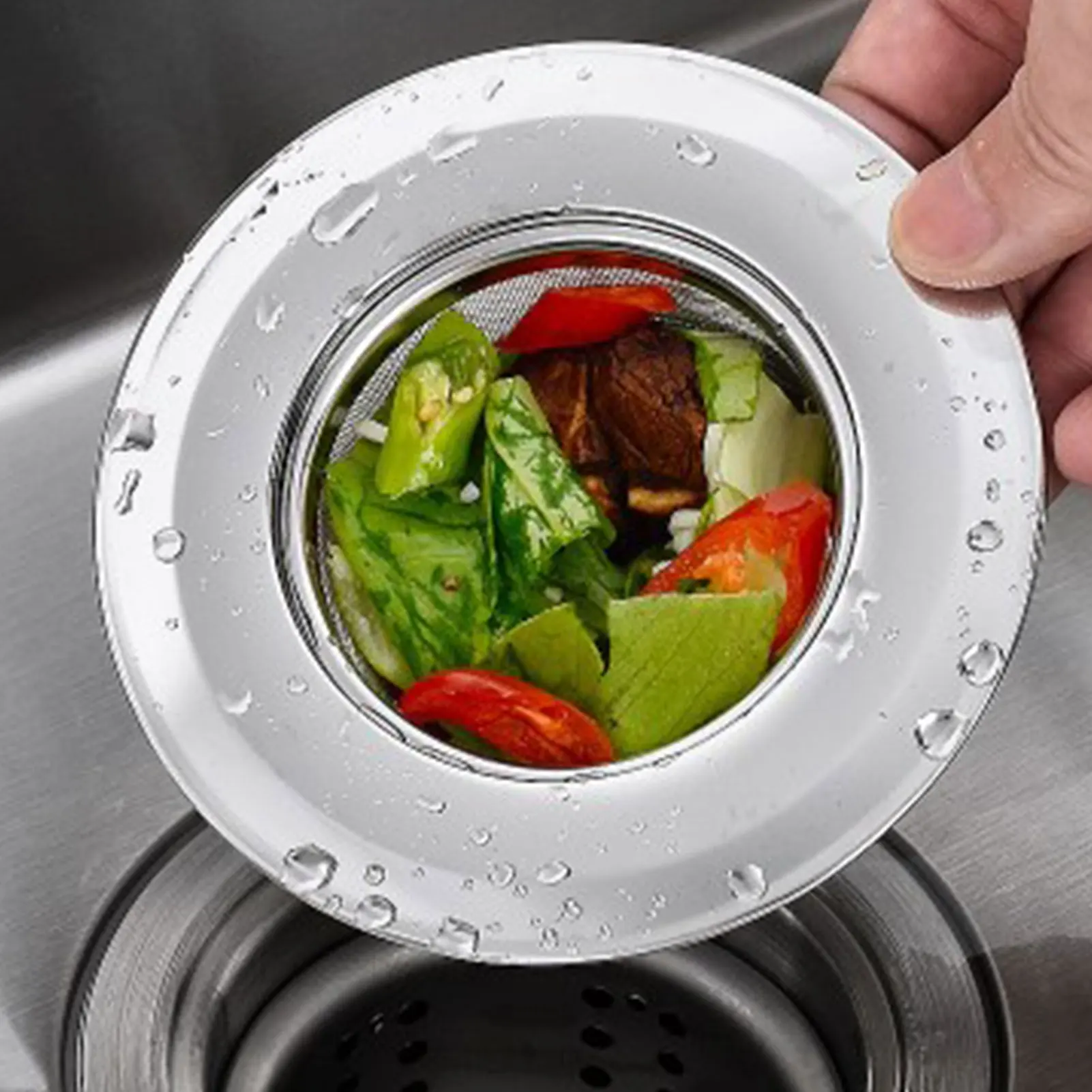 

Сетчатый фильтр для слива кухонной раковины, сменная пробка для кухонной раковины, фильтр для уловителя еды