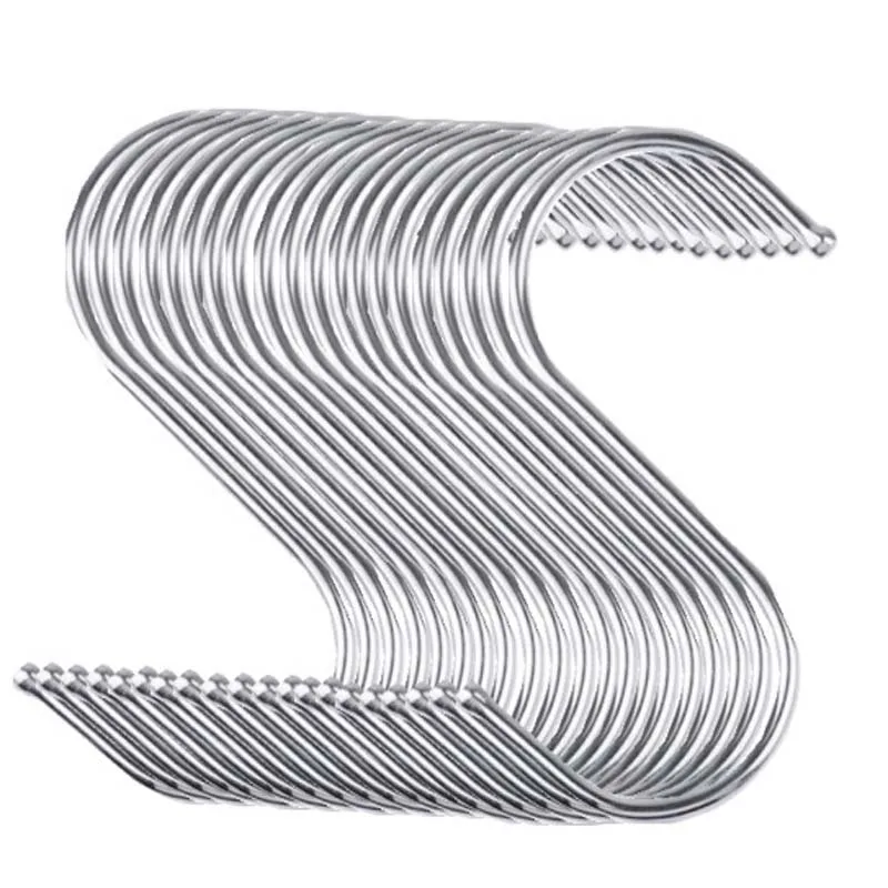 

5/10/20 Pcs Cast Iron S Shaped Hooks Metal Hangers Hanging Hooks for Kitchen Bathroom Shelf Hooks Hanging Storage Tools