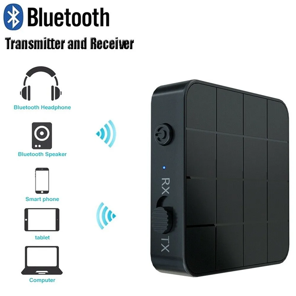 

1PC Bluetooth 5.0 Wireless Receiver Transmitter HIFI RCA To 3.5mm Aux Audio Adapter Li-Polymer 200mAh Easy To Setup And Pair
