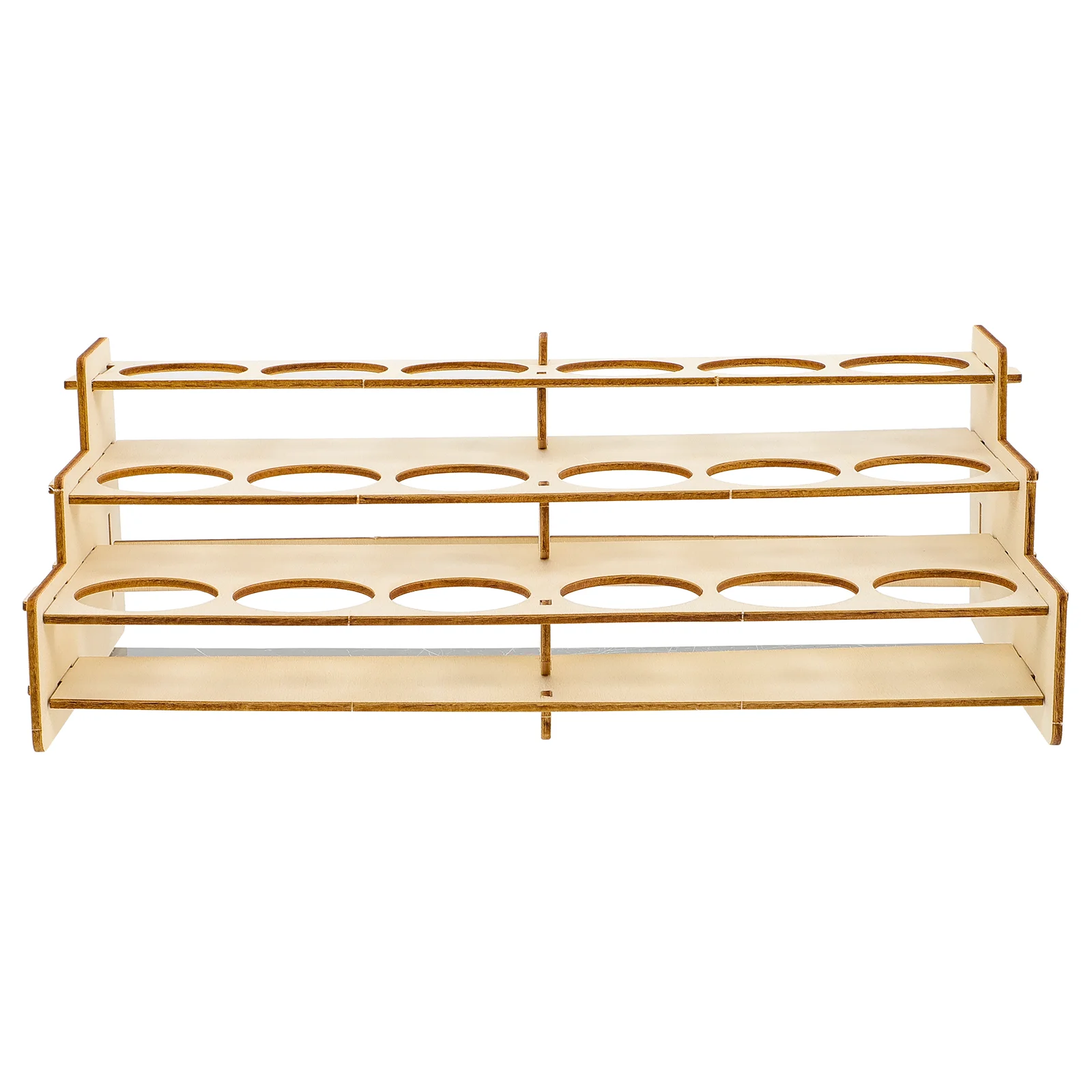 

Rack Organizer Storage Holder Wooden Stand Bottle Pigment Polish Nail Craft Brush Artist Display Wood Oil Stands Inks Ink Tube