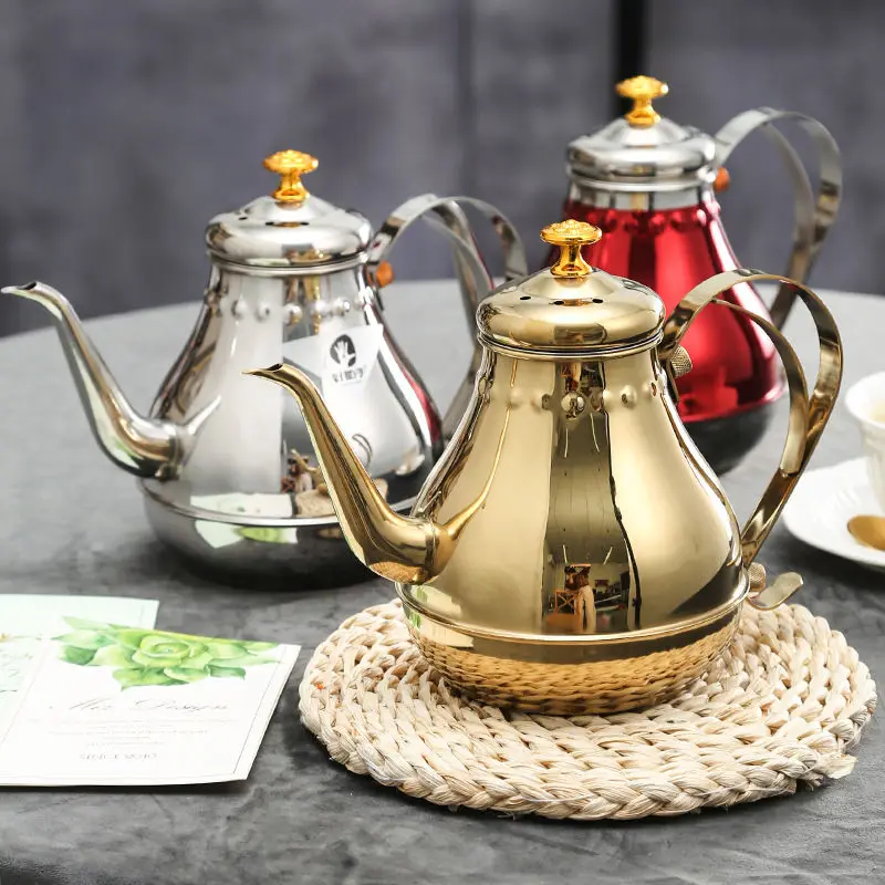 

Stainless Steel Electric Kettle with Whistle Designed Kettle Strainer for Gas Stoves Teapot Chaleira Com Apito Kitchen Supplies