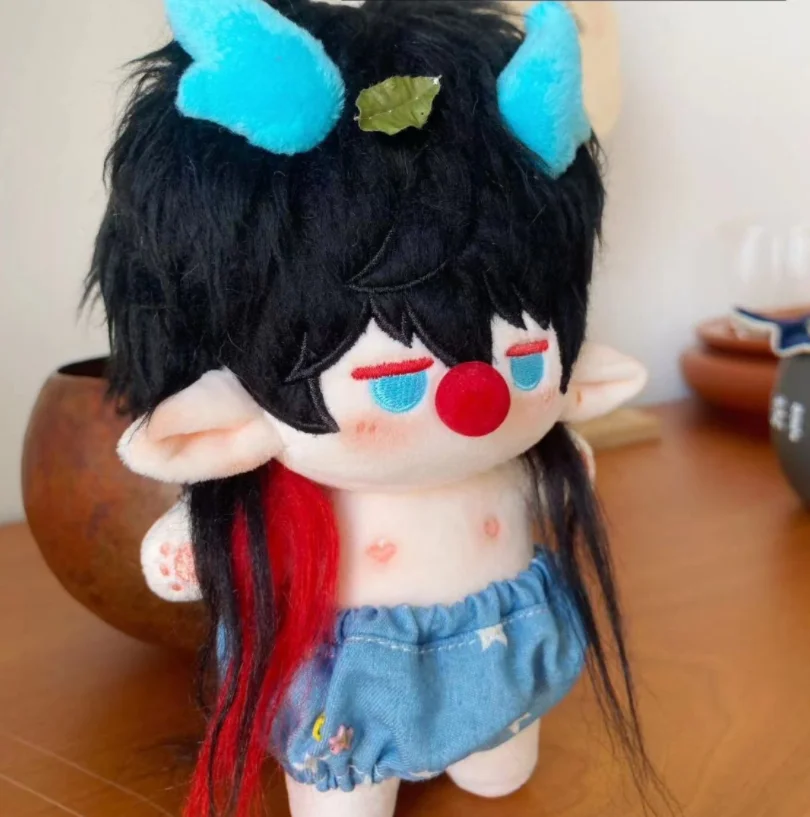 

Anime Honkai: Star Rail Dan Heng Lmbibitor Lunae Cosplay 15cm Plush Stuffed Naked Doll Fat Body Cotton Dress Up Dolls Xmas Gift