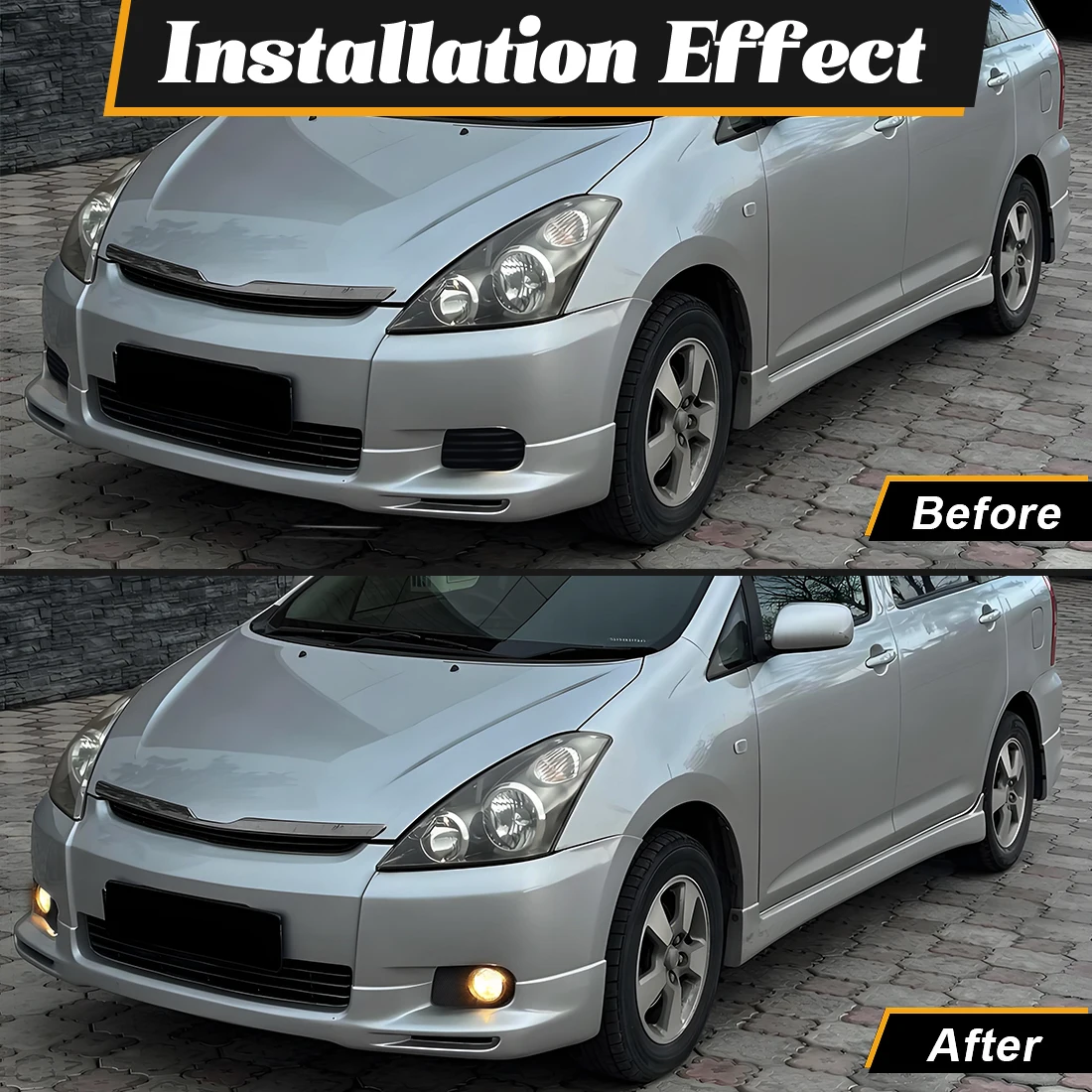 Противотуманные фары для Toyota Wish 2004 2005 галогенная лампа передней подсветки