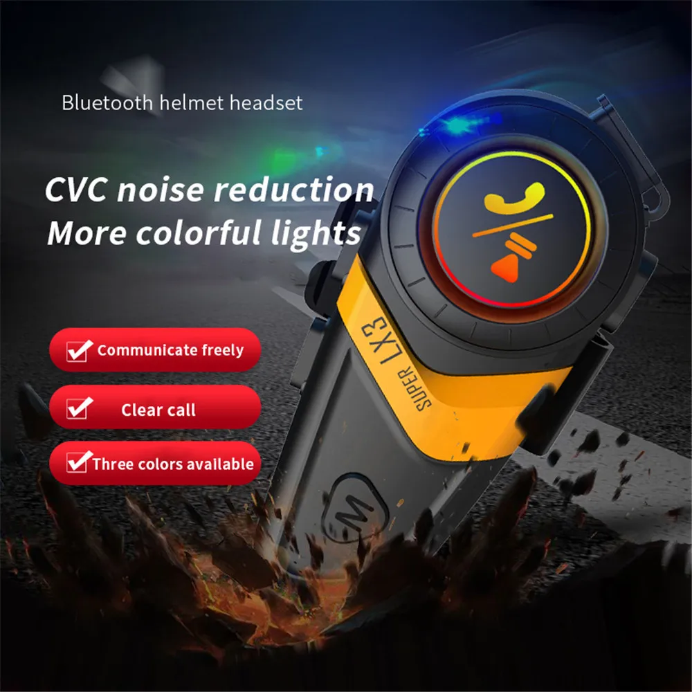 Bluetooth-гарнитура для мотоциклетного шлема LX3 шт.