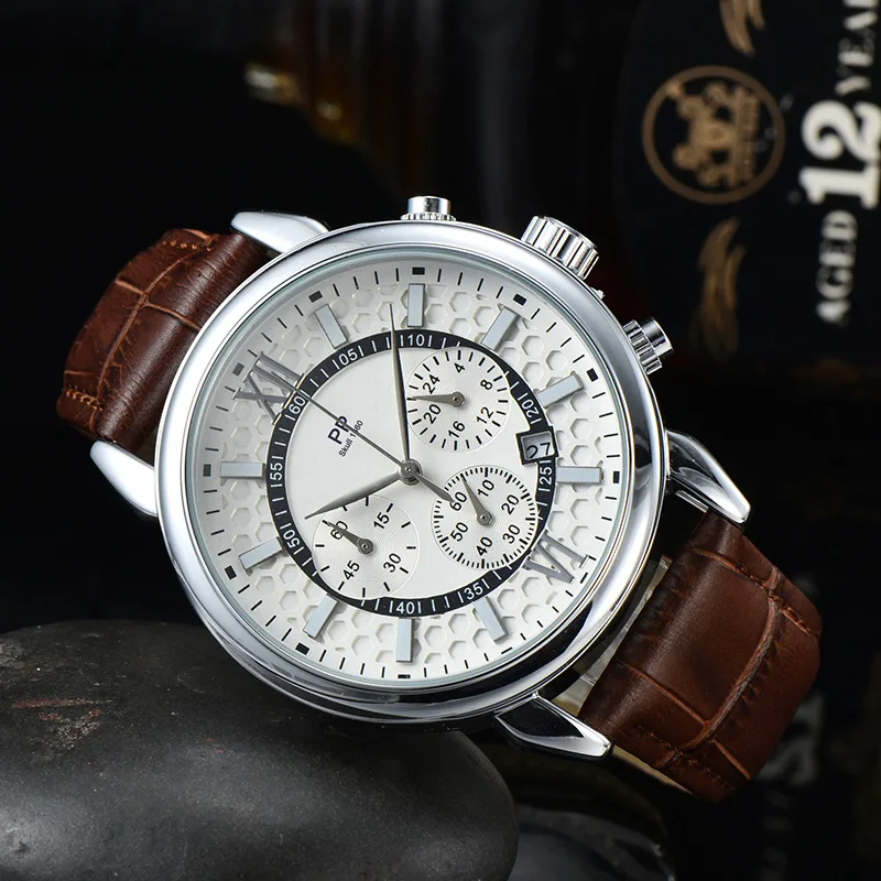 

PP Men's Watch AAA+ Brand New Luxury Automatic Quartz Watch Sapphire Glass Waterproof Gift AAA Watch Patek New Orologio da uomo