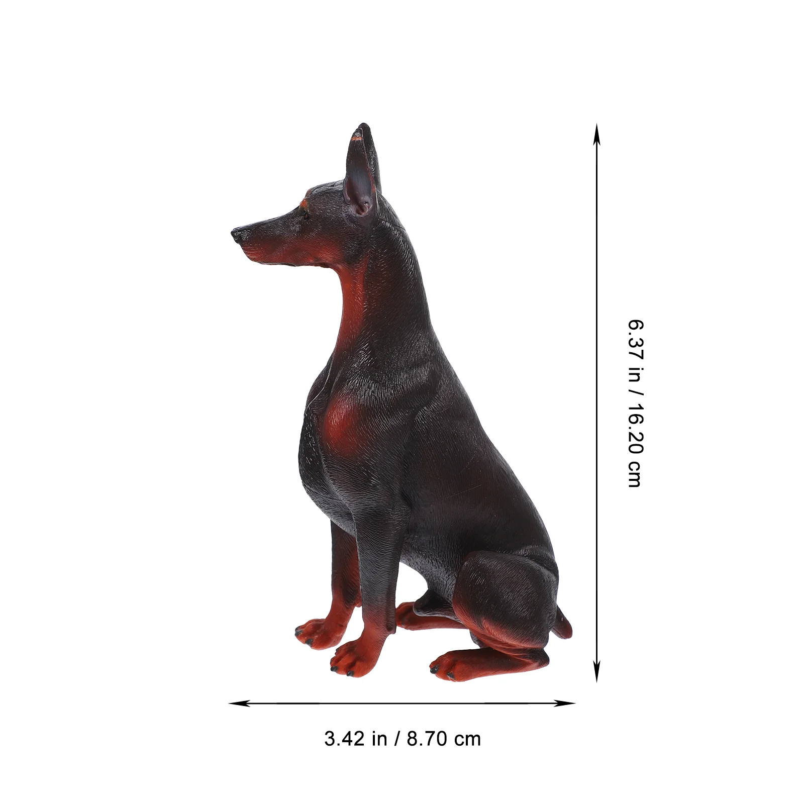 Моделирование Doberman Pinscher модель украшение детские игрушки собака реалистичные