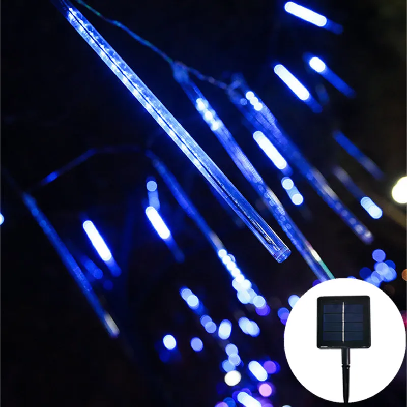 3 Set Solar LED Meteor Shower Lights Guirnalda Luces Exterior for Home Christmas Tree Wedding Garden Decor Navidad Waterproof