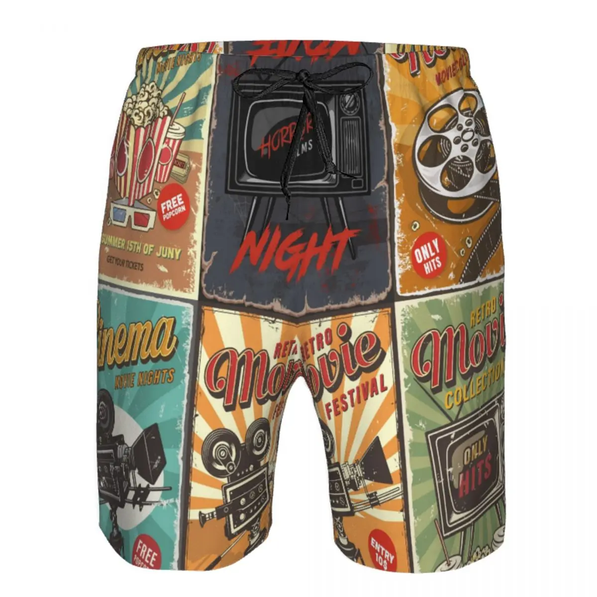 

Mens Quick-drying Beachwear Cinema Posters Swimsuit Men 2022 Bathing Suit Summer Men's Swimwear