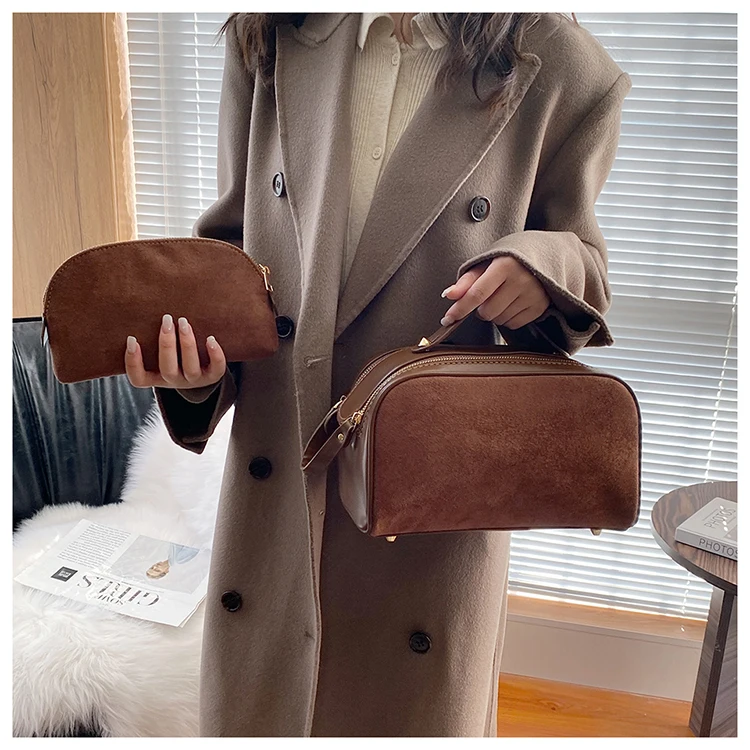 Lady Handbag Vintage Large Capacity Small Square Bag Lady Purse Fashion Shoulder Bag Women PU Leather Crossbody Bag Design