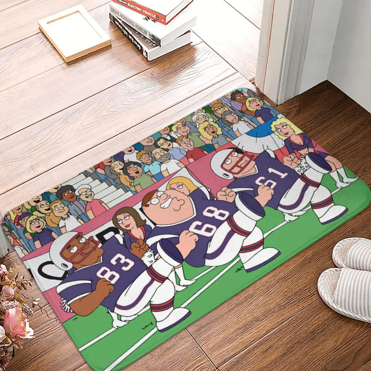 

Familiy Guy Animated Comedy Seth MacFarlane Anti-Slip Doormat Kitchen Mat Baseball Floor Carpet Welcome Rug Bedroom Decorative