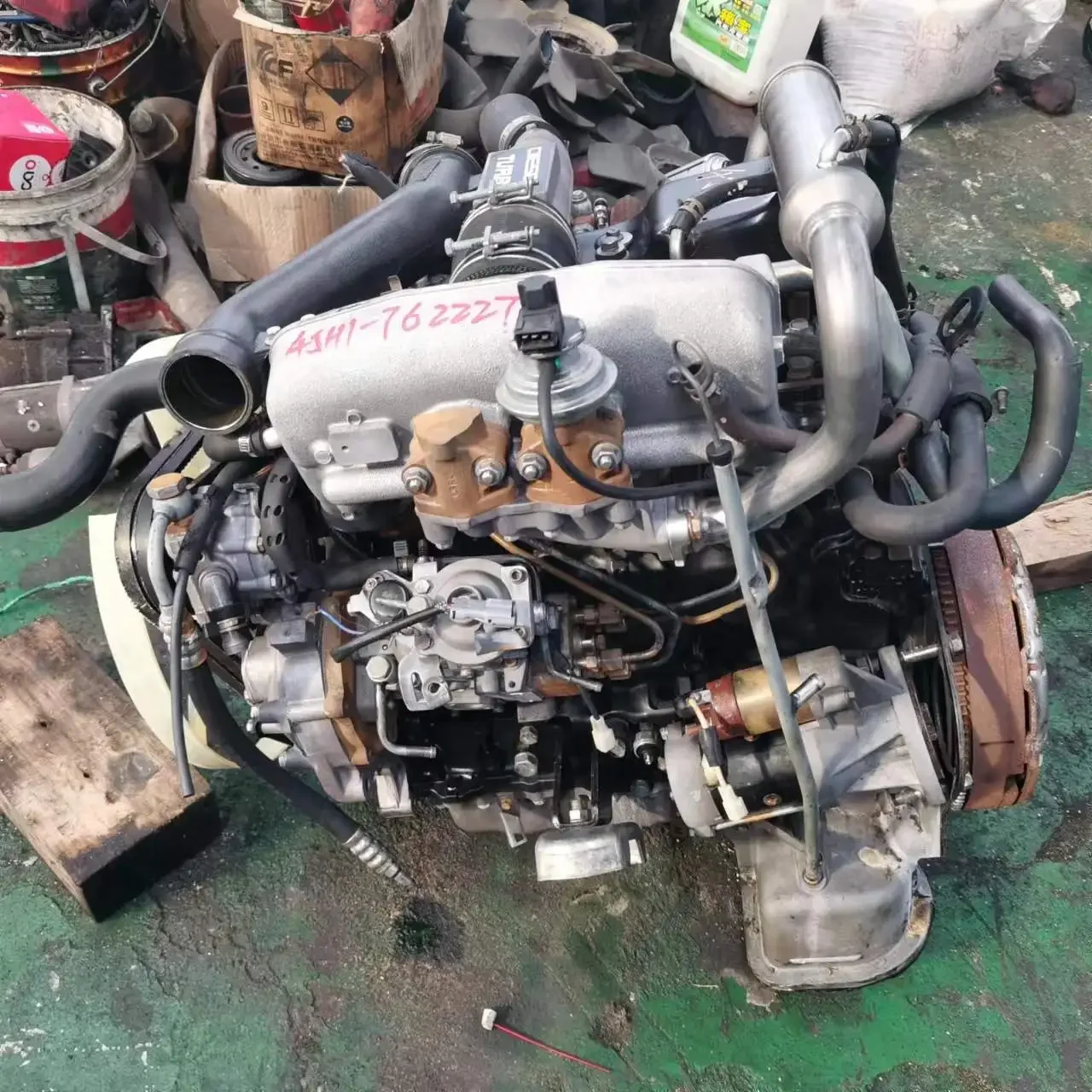 Оригинальный дизельный двигатель 4JH1T 4JH1-T в сборе для турбодвигателя Isuzu D-Max 3.0