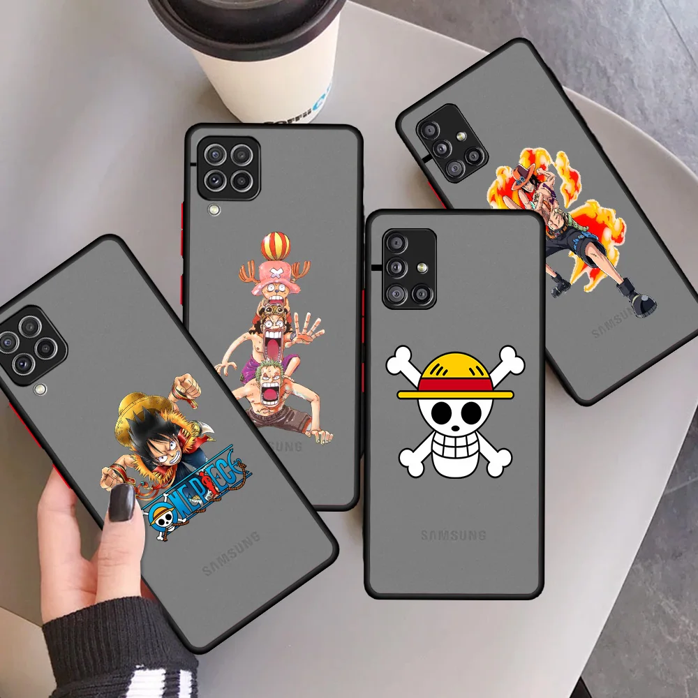 

Cool One Piece Matte Case For Samsung Galaxy A12 A52 A51 A53 A33 A71 A32 A31 A21 A70 A11 A22 Black Hard Phone Shell